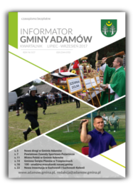 Ikona graficzna przedstawiająca pierwszą stronę Informatora Gminy Adamów Nr 3/2017(3)
