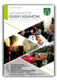 Ikona graficzna przedstawiająca pierwszą stronę Informatora Gminy Adamów Nr 4/2017(4)
