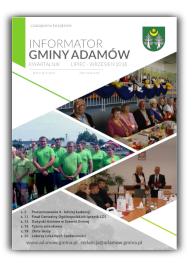 Ikona graficzna przedstawiająca pierwszą stronę Informatora Gminy Adamów Nr 3/2018(7)