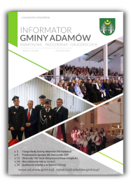 Ikona graficzna przedstawiająca pierwszą stronę Informatora Gminy Adamów Nr 4/2018(8)