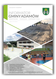 Ikona graficzna przedstawiająca pierwszą stronę Informatora Gminy Adamów Nr 2/2020(14)