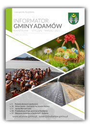 Ikona graficzna przedstawiająca pierwszą stronę Informatora Gminy Adamów Nr 1/2021(17)