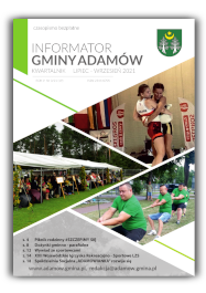 Ikona graficzna przedstawiająca pierwszą stronę Informatora Gminy Adamów Nr 3/2021(19)