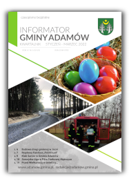 Ikona graficzna przedstawiająca pierwszą stronę Informatora Gminy Adamów Nr 1/2022(21)