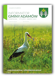 Ikona graficzna przedstawiająca pierwszą stronę Informatora Gminy Adamów Nr 1/2024(29)