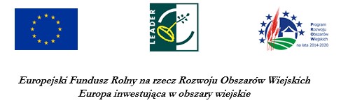 Logo graficzne - Europejski Fundusz Rolny na rzecz Rozwoju Obszrów Wiejskich Europa inwestująca w obszary wiejskie